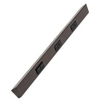 Task Lighting 30" 20 amp 120 volt Bronze 2 Single Pole Switch/Receptacle Combination Power Strip